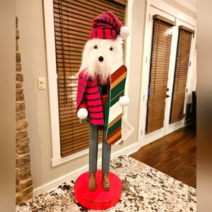 White Schnauzer Snowboarding Trimsetter by Dillard's Nutcracker 17.5''